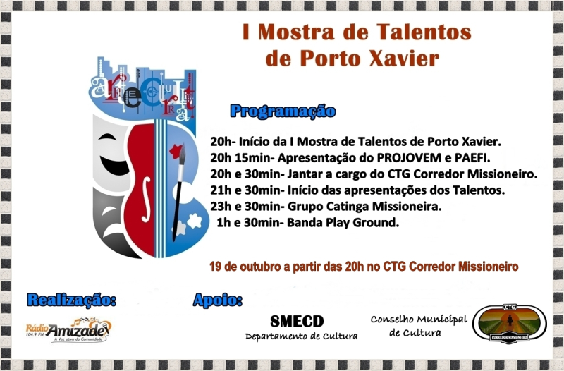 I Mostra de Talentos de Porto Xavier